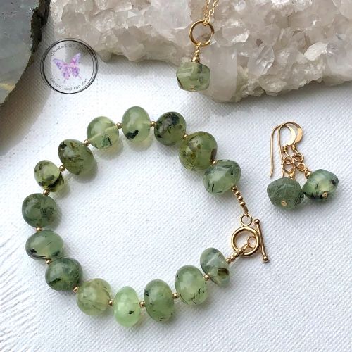 Prehnite Healing Jewellery  and  Crystals